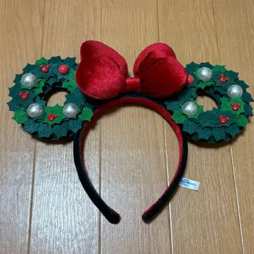디즈니 머리띠 리스 2024 크리스마스