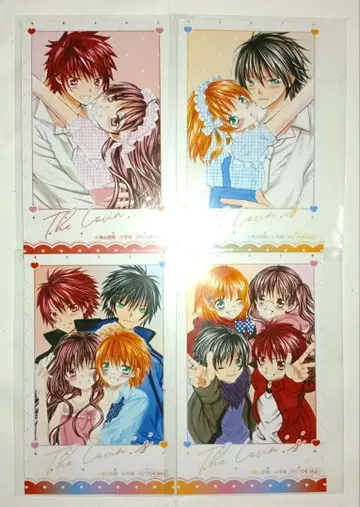 좋아해요 스즈키군!! 팝업 특전 미니 브로마이드 신규 일러스트 4점 세트