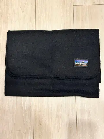 patagonia 마이크로 플리스 머플러 블랙 파타고니아