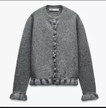 ZARA 자라 프릴 니트 가디건