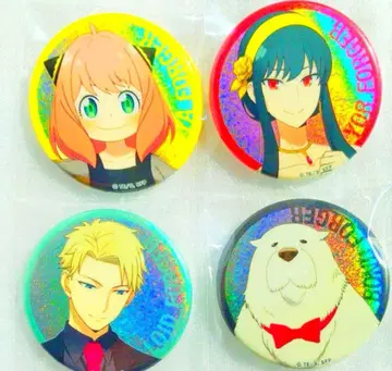 [ 전 4종 세트 ] 스파이 패밀리 점프 페스타 로손 캔뱃지