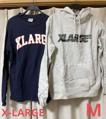XLARGE 엑스라지 후드티 롱T 2세트