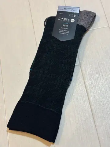 새상품 STANCE 스탠스 삭스 양말 블랙 M 24-26 일본제