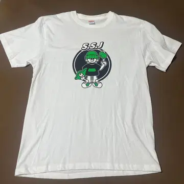 시손 준 S.S.J 캐릭터 셔츠 화이트