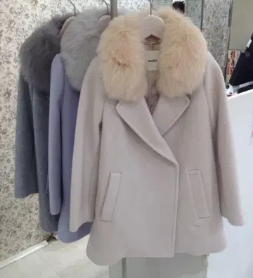 스나이델 카라 퍼 A라인 코트