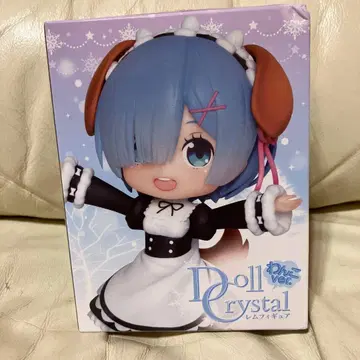 렘 피규어 강아지ver 인형 크리스탈 리제로