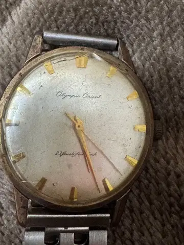ORIENT 오리엔트 올림피아 오리엔트 23석 수동 와인딩 시계 금장