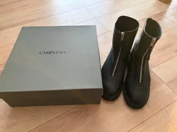 카미난도 센터 지퍼 부츠 블랙 37 24cm 도우즈이엠 클래스