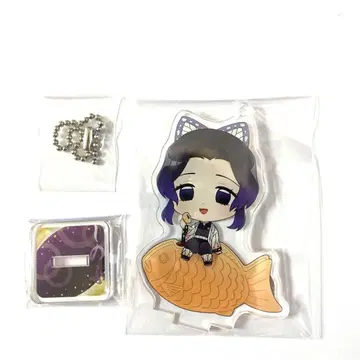 귀멸의 칼날 세가 콜라보 카페 아크릴 키링 타이야키 코쵸우 시노부