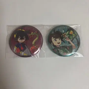 포켓몬 제로의 비보 스구리 아오이 캔뱃지 2개 세트