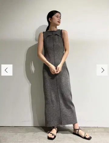 2WAY 컷 아웃 니트 원피스