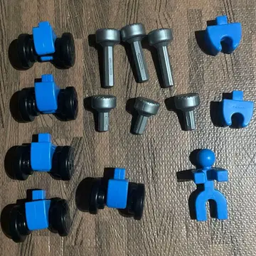 Gakken 뉴 블록 부품 타이어 못 Gakken 블록