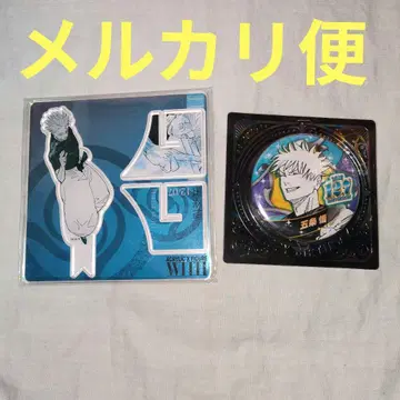 주술회전 점프샵 벌스데이 아크릴 스탠드 캔뱃지 고죠