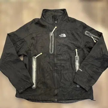 THE NORTH FACE 블랙 플리스 나일론 자켓