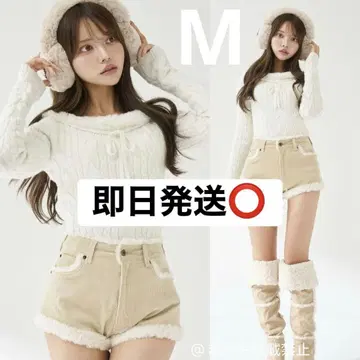 Darich 다리치 포인트 보아 코듀로이 숏팬츠 M