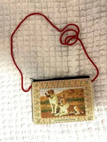 토르크메니스탄 알라바이 파우치 사코슈 숄더백 미니백 새상품