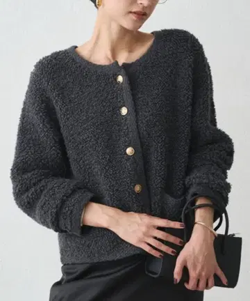 LOUNGEDRESS 울 보아 니트 코디건