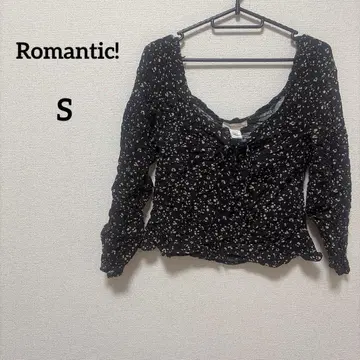 Romantic! [ S ] 꽃무늬 긴팔 상의