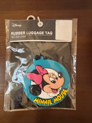 디즈니 레트로 미니 러버 러기지 택