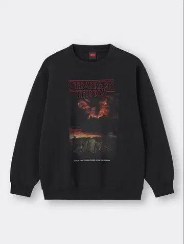 헤비 웨이트 맨투맨 풀오버 Netflix 기묘한 이야기