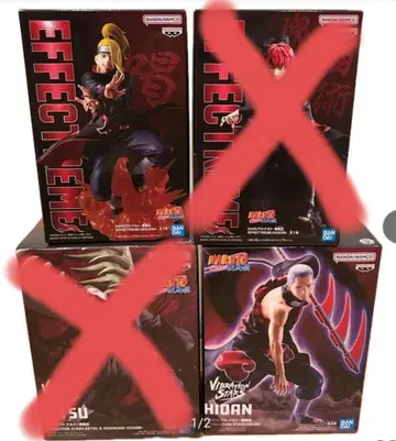 미개봉 새상품 NARUTO 데이다라 히단 2체 세트 피규어 에어캡 배송