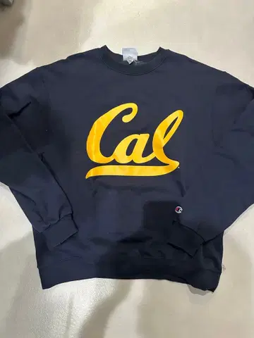 Champion Cal 로고 맨투맨 L 사이즈 네이비