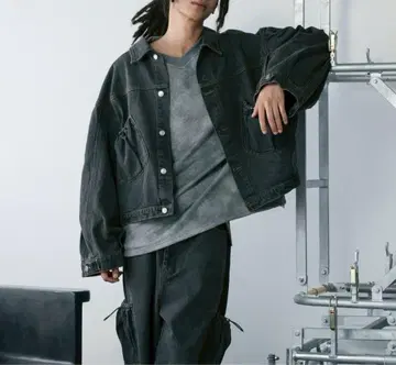 gaphos 멀티웨이 드로스트 포켓 데님 자켓