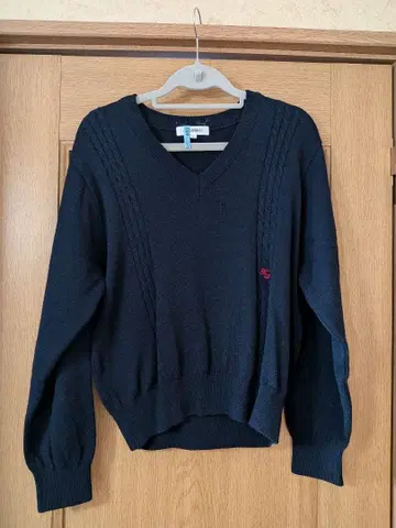 키사라즈 종합 네이비 V넥 스웨터 L 사이즈