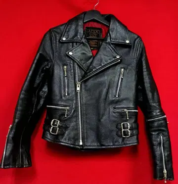 빈티지 펑크 브랜드 ACDC 블랙 레더 라이더스 롱 재킷