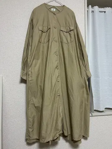 cepo 베이지 셔츠 원피스