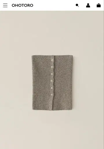 Ohotoro mixed tube knit