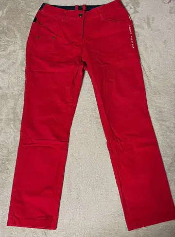 토미 힐피거 골프 스트레치 팬츠 S 사이즈 (빨간색)