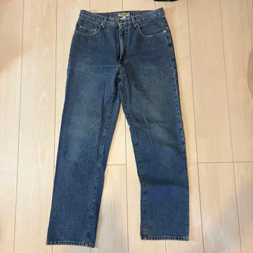 GUESS 스트레이트 데님 다크 블루