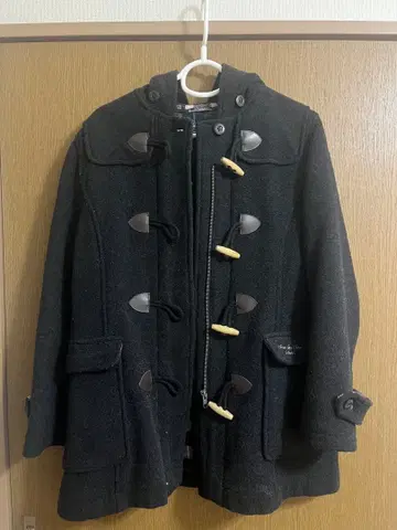 OLIVE des OLIVE 블랙 더플 코트