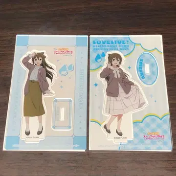 사쿠라자카 시즈쿠 아크릴 스탠드 영화 촬영 2종 세트