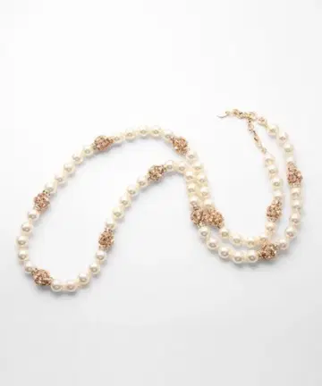 미사용 새상품 그레이스 콘티넨탈 론델 볼 롱 목걸이