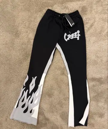 CREEF 플레어 팬츠 블랙 L