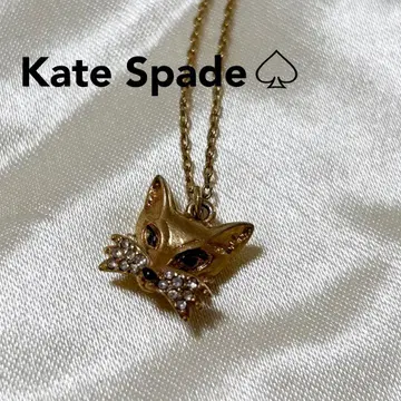 케이트 스페이드 폭스 목걸이 골드 여우