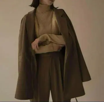 브라운 테일러드 자켓