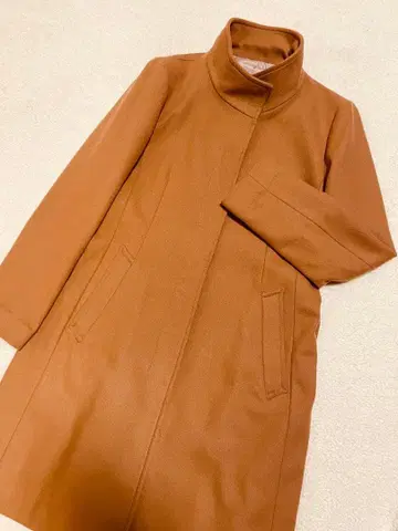 COMME CA ISM 카멜 벨트 롱 코트 [ 11호 ]