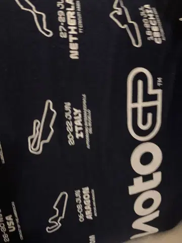 MotoGP 네이비 T셔츠 L