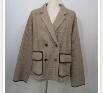 시안 도쿄 CYANTOKYOBI 와플 트리밍 돌먼 자켓