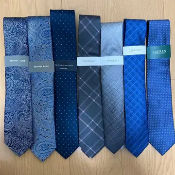 미사용 브랜드 넥타이 7개 세트