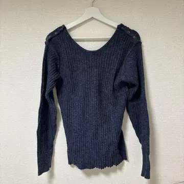 Kastane 네이비 니트