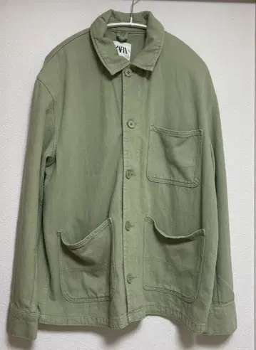 ZARA 올리브 그린 버튼 자켓