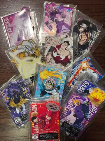 1번 복권 원피스 에그헤드 편 아크릴 스탠드 세트 시크릿 있음