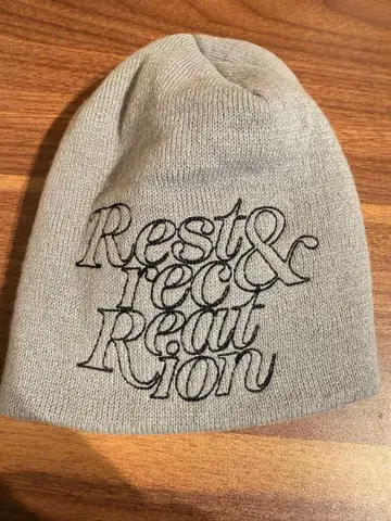 Rest&Recreation 비니 니트 모자 니트 캡 한국 그레이