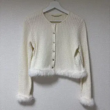 CELFORD 퍼 가디건