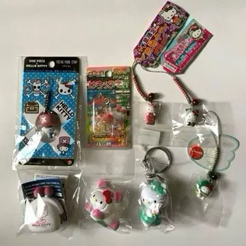 헬로키티 스트랩 여러가지 8개 세트 묶음 판매 지역 한정품 외