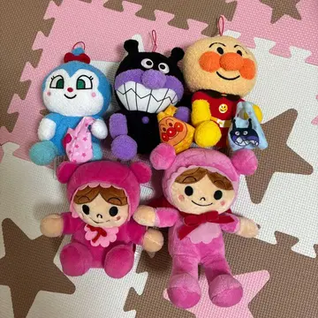 호빵맨 코킨짱 세균맨 아카짱맨 봉제 인형 코로후와